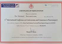 Certificate Of Dr. Sandeep Inchnalkar